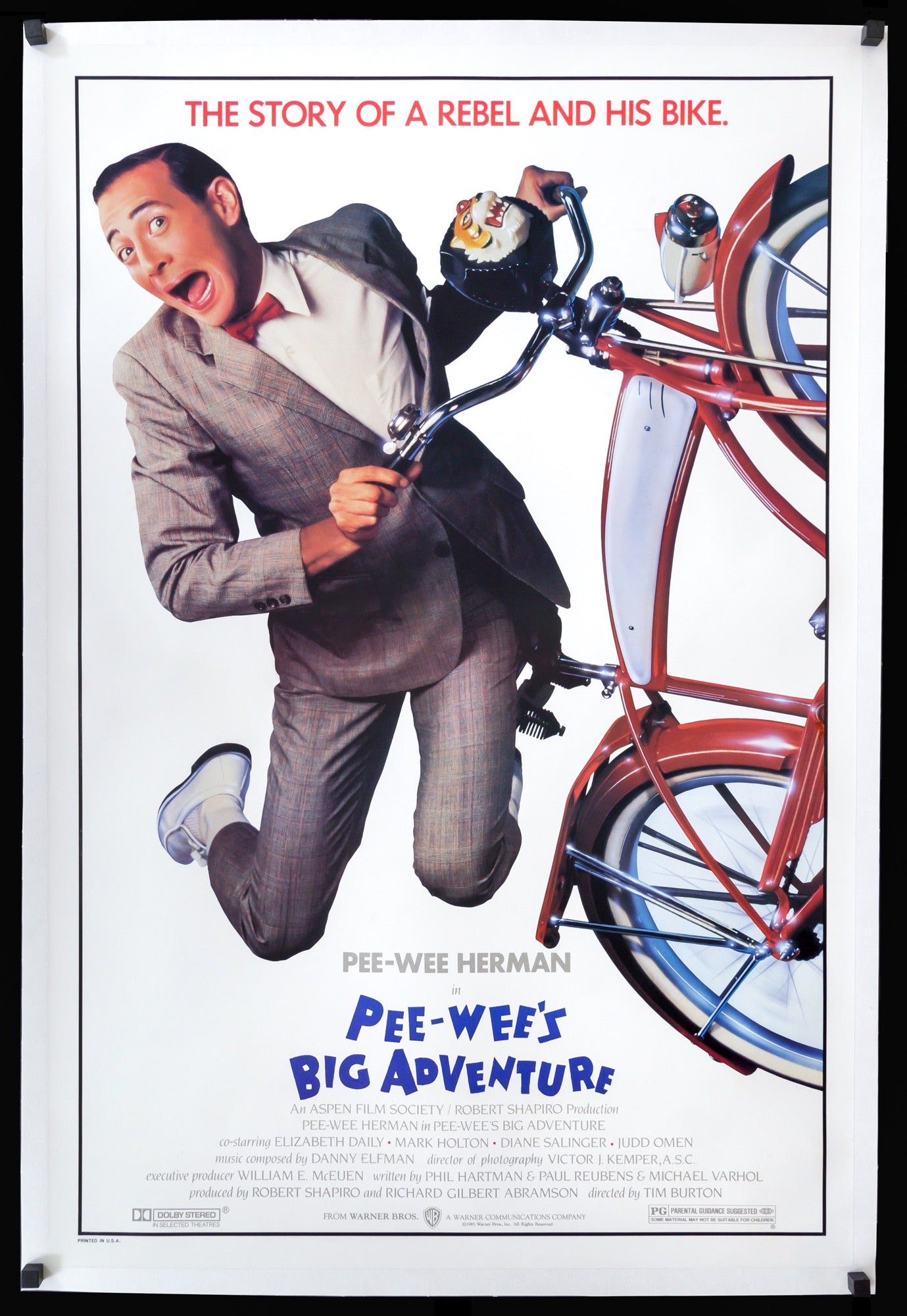 Pee-Wee's Big Adventure (1985) original movie poster for sale at Originalfilmart