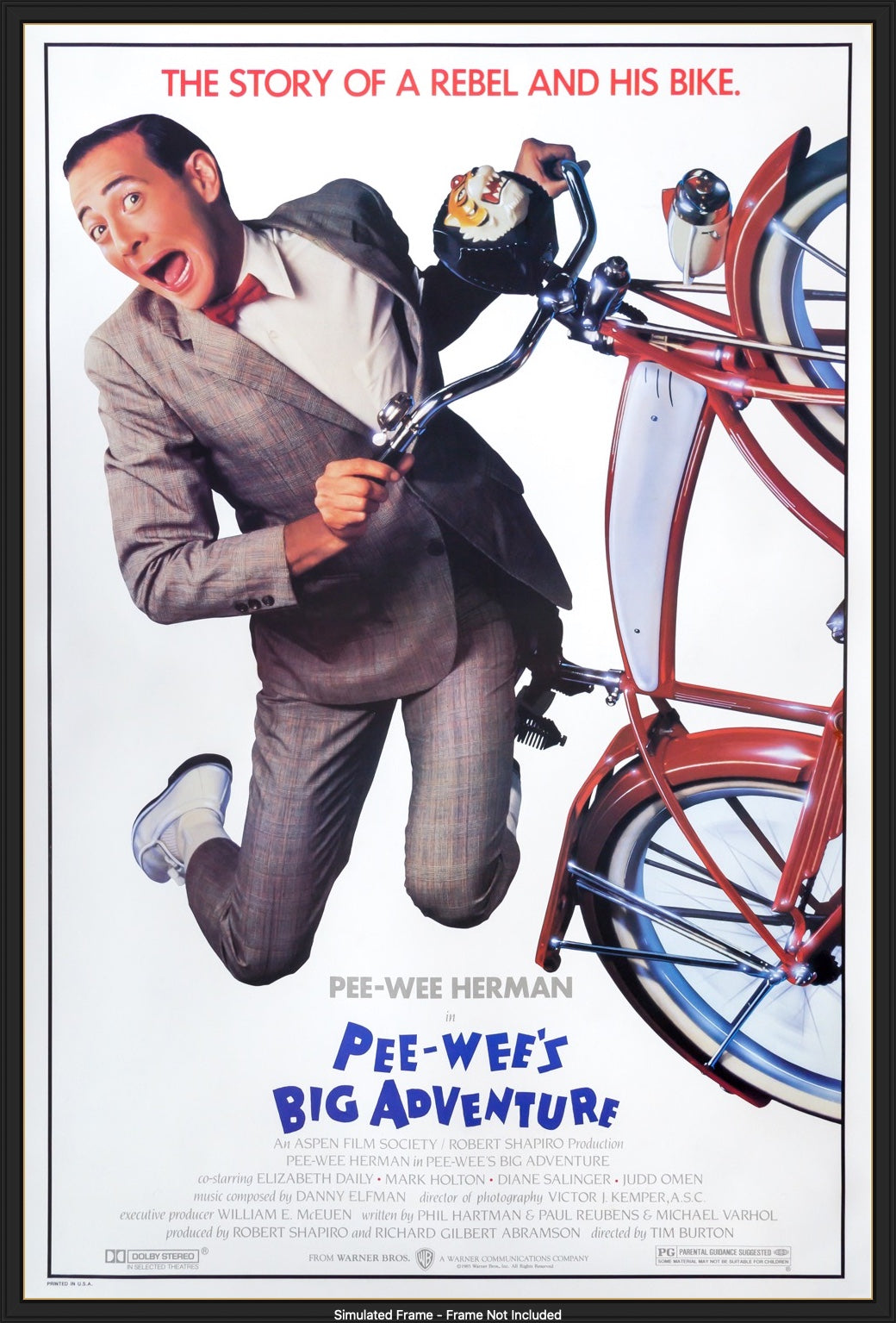 Pee-Wee's Big Adventure (1985) original movie poster for sale at Originalfilmart