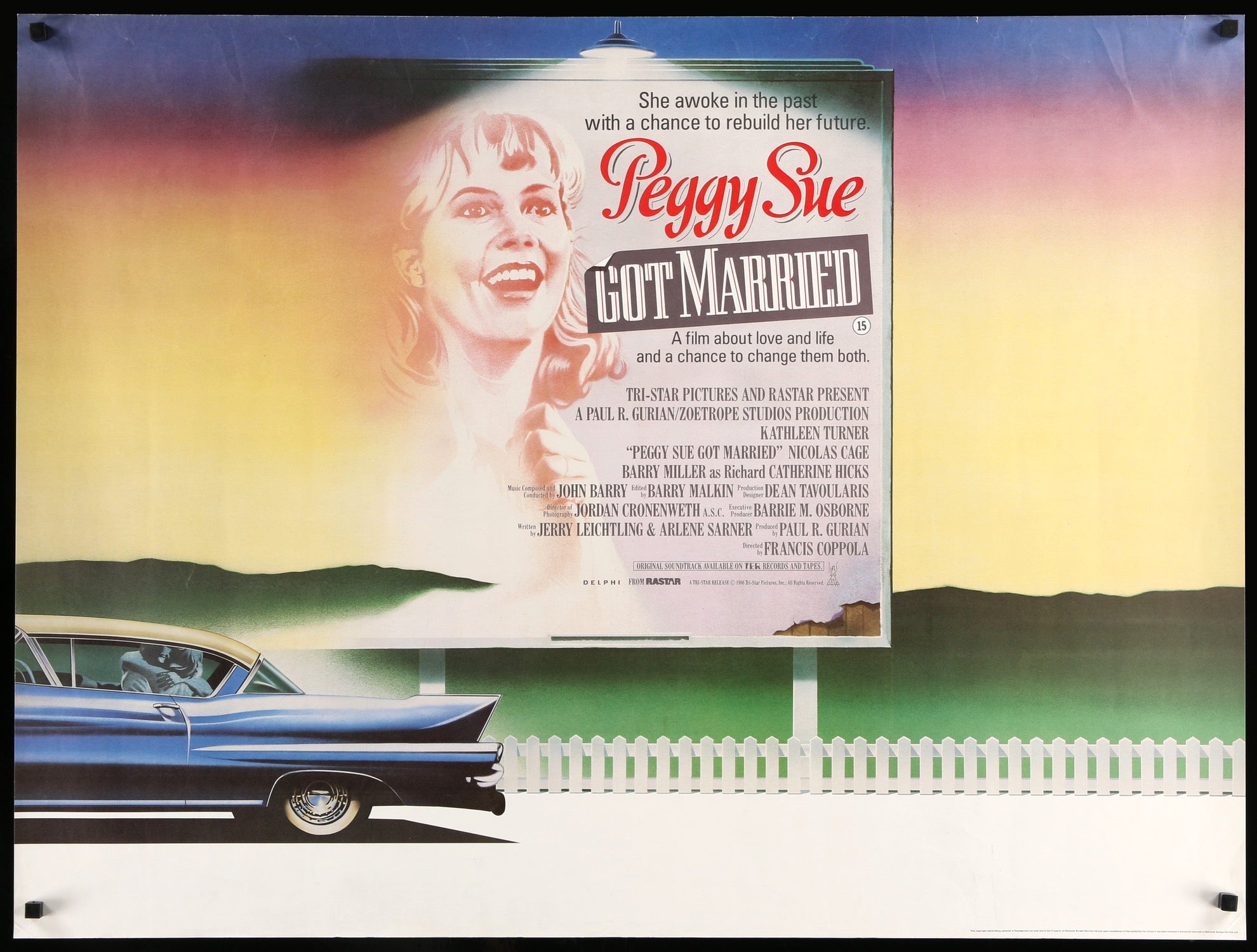 Peggy Sue Got Married (1986) original movie poster for sale at Originalfilmart
