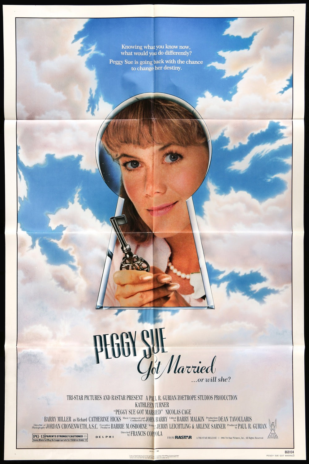 Peggy Sue Got Married (1986) original movie poster for sale at Originalfilmart