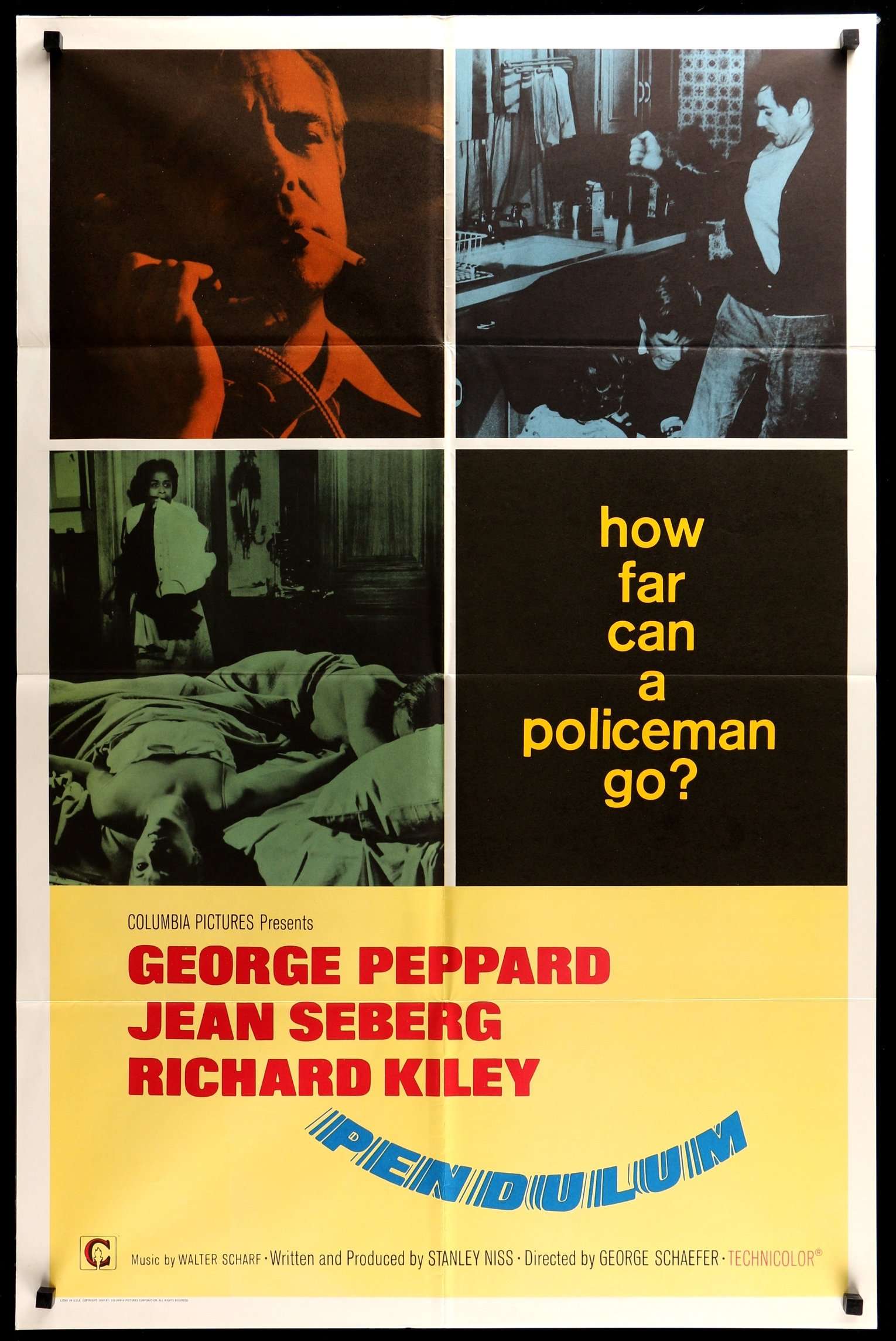 Pendulum (1969) original movie poster for sale at Originalfilmart