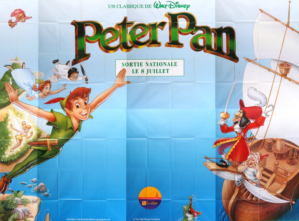 Peter Pan (1953) original movie poster for sale at Originalfilmart
