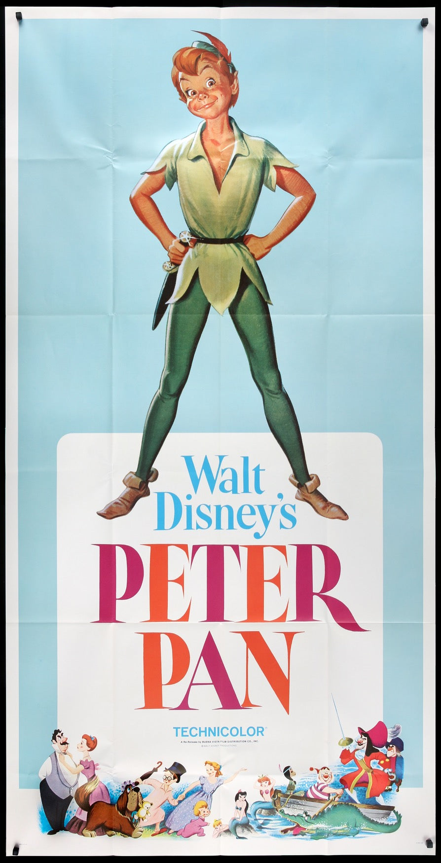 Peter Pan (1953) original movie poster for sale at Originalfilmart