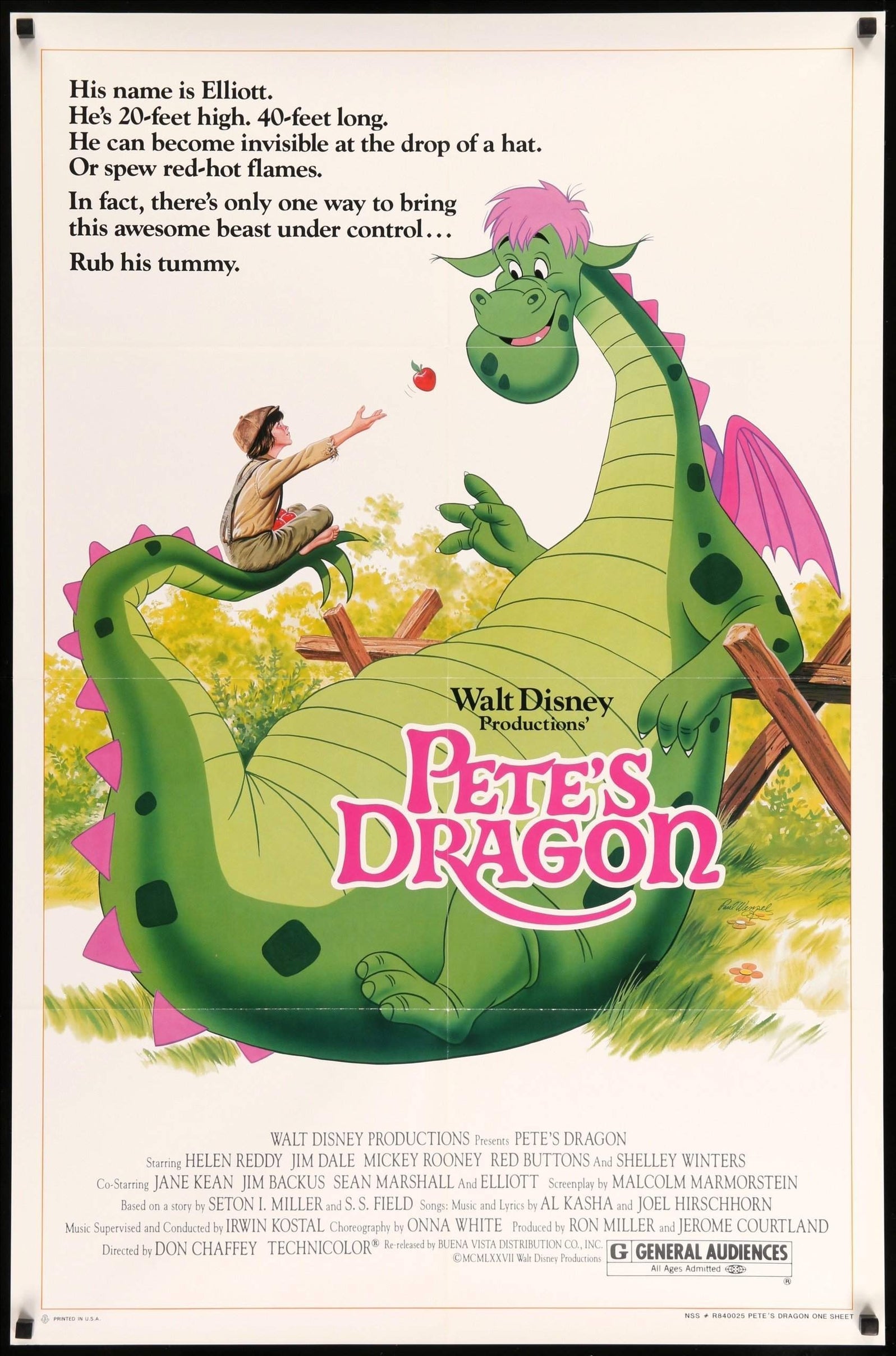 Pete's Dragon (1977) original movie poster for sale at Originalfilmart