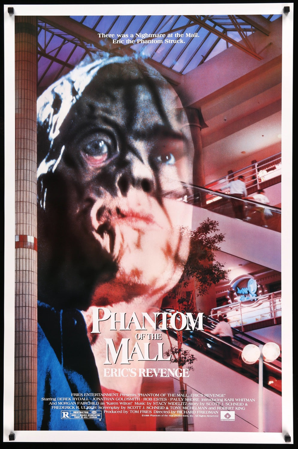 Phantom of the Mall: Eric's Revenge (1989) original movie poster for sale at Originalfilmart