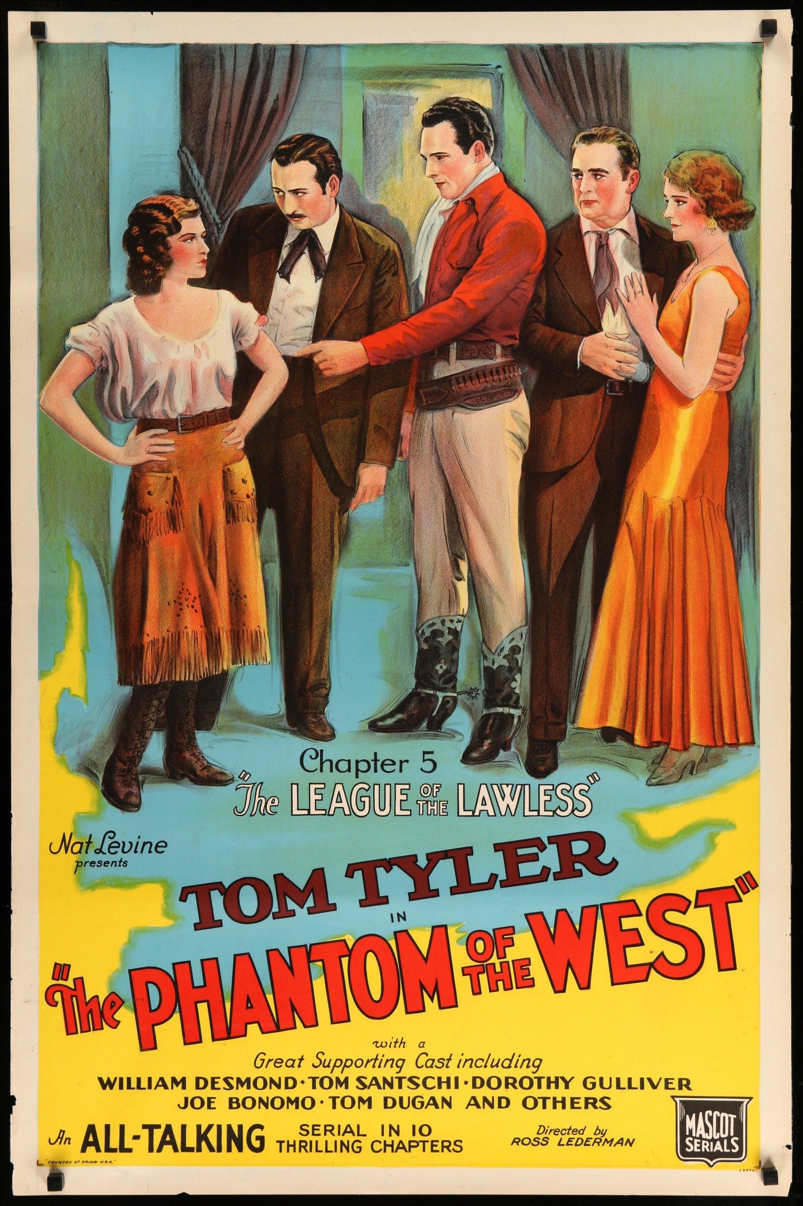 Phantom of the West (1931) original movie poster for sale at Originalfilmart