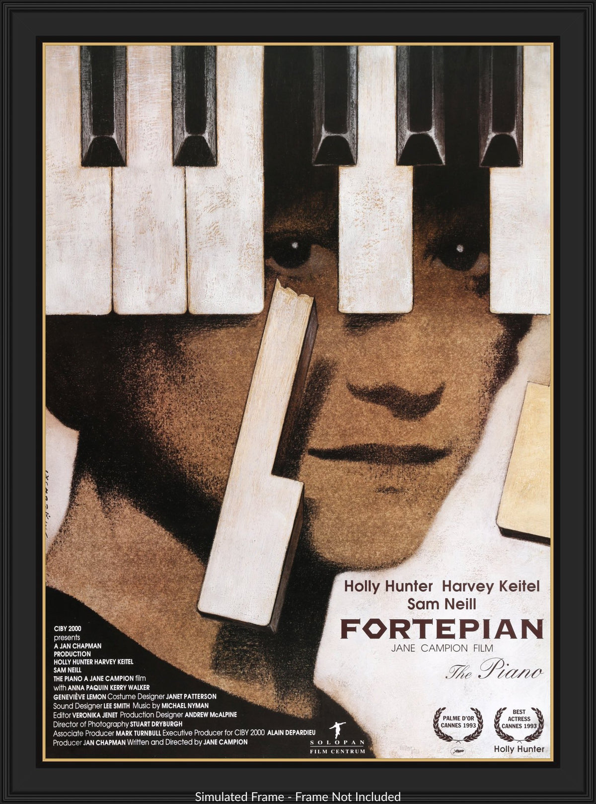 Piano (1993) original movie poster for sale at Originalfilmart