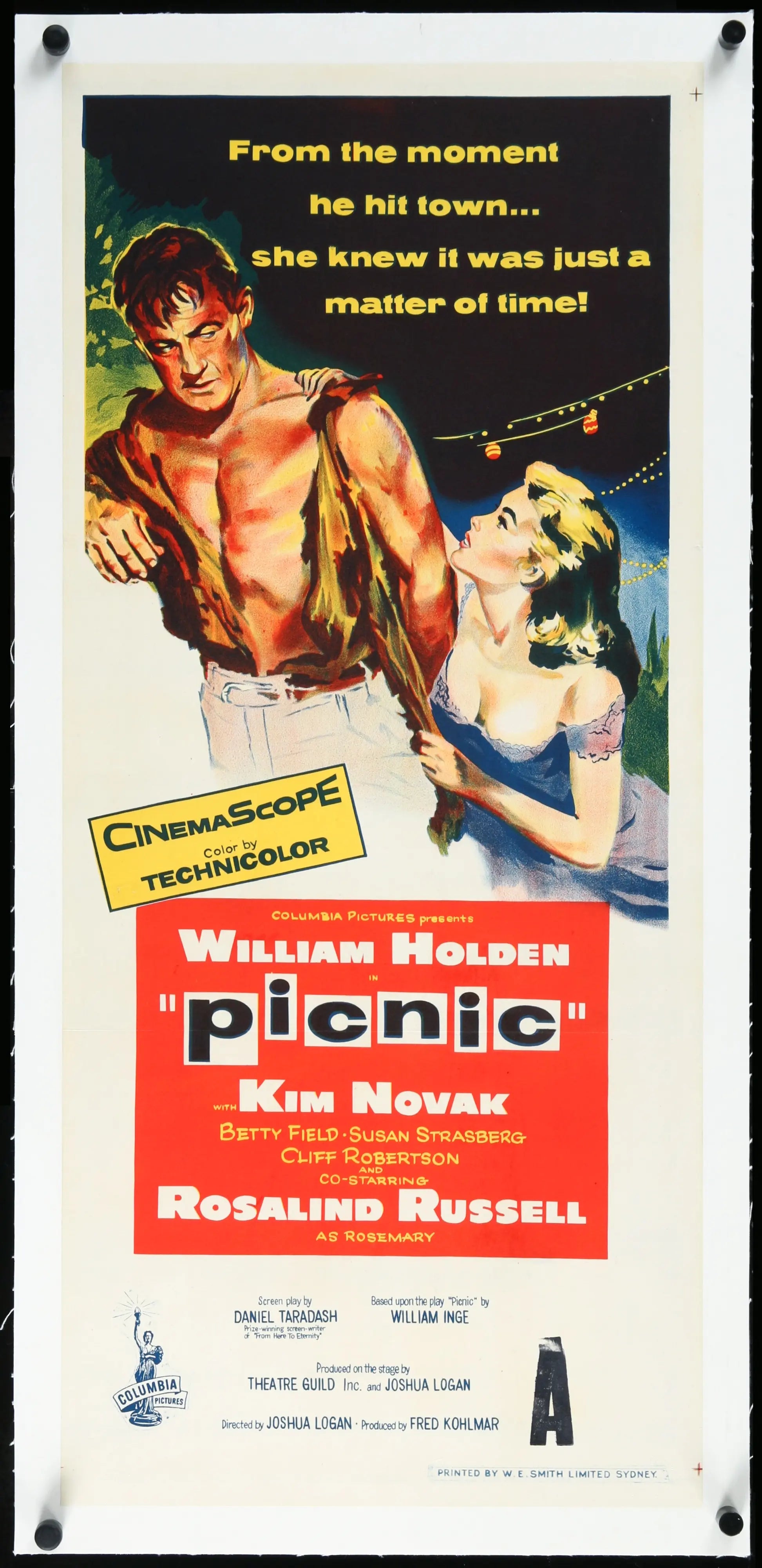 Picnic (1956) original movie poster for sale at Originalfilmart