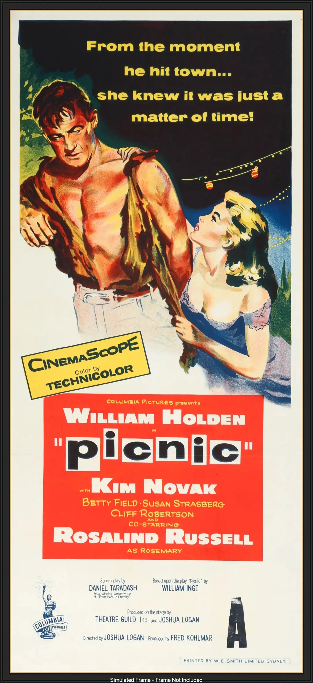 Picnic (1956) original movie poster for sale at Originalfilmart