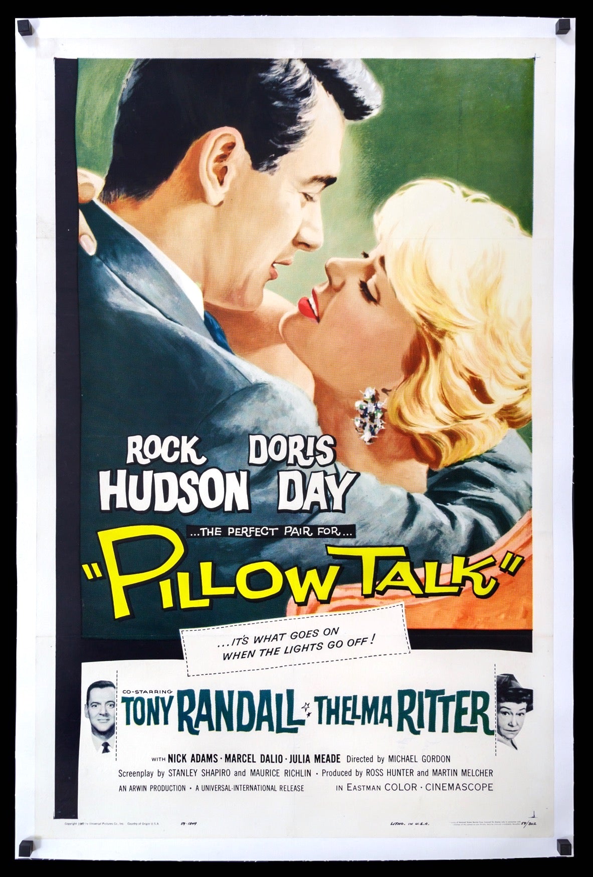 Pillow Talk (1959) original movie poster for sale at Originalfilmart