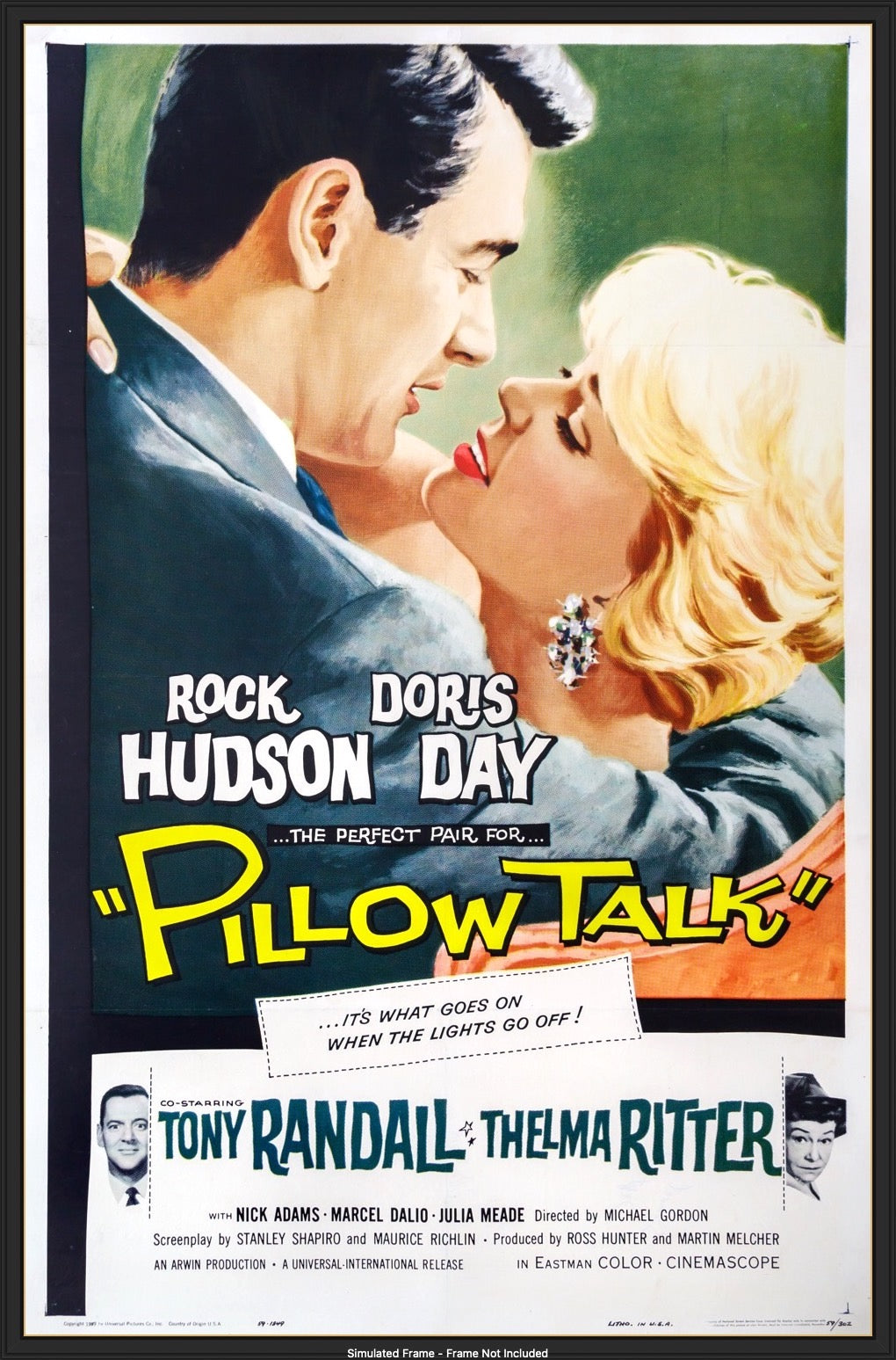 Pillow Talk (1959) original movie poster for sale at Originalfilmart