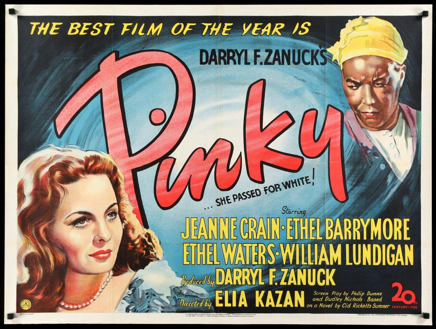 Pinky (1949) original movie poster for sale at Originalfilmart