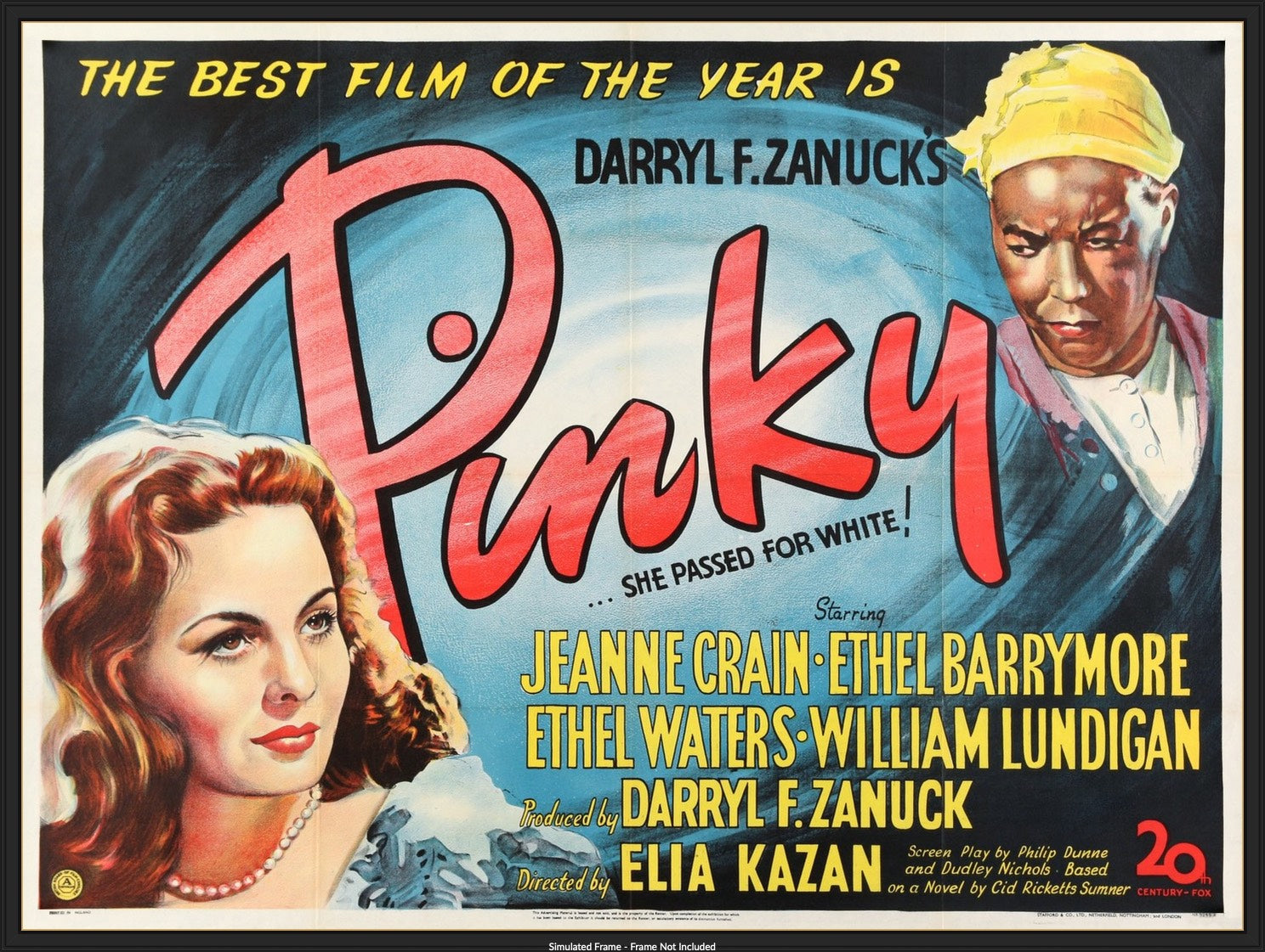 Pinky (1949) original movie poster for sale at Originalfilmart
