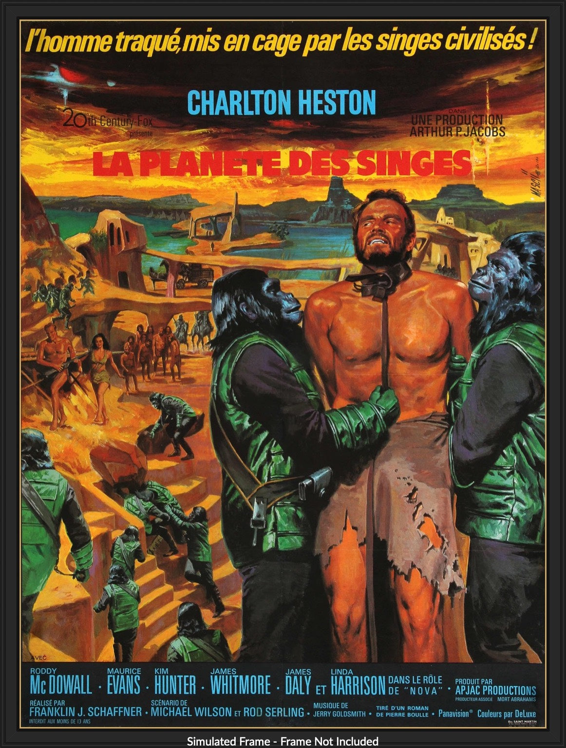 Planet of the Apes (1968) original movie poster for sale at Originalfilmart