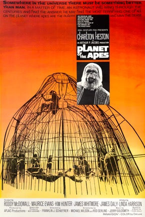 Planet of the Apes (1968) original movie poster for sale at Originalfilmart