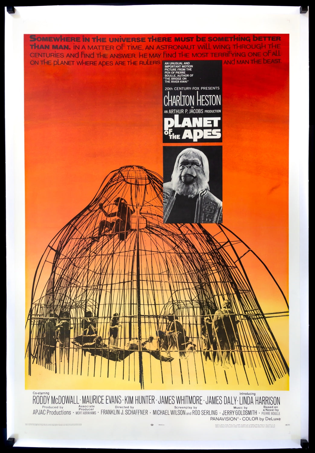 Planet of the Apes (1968) original movie poster for sale at Originalfilmart