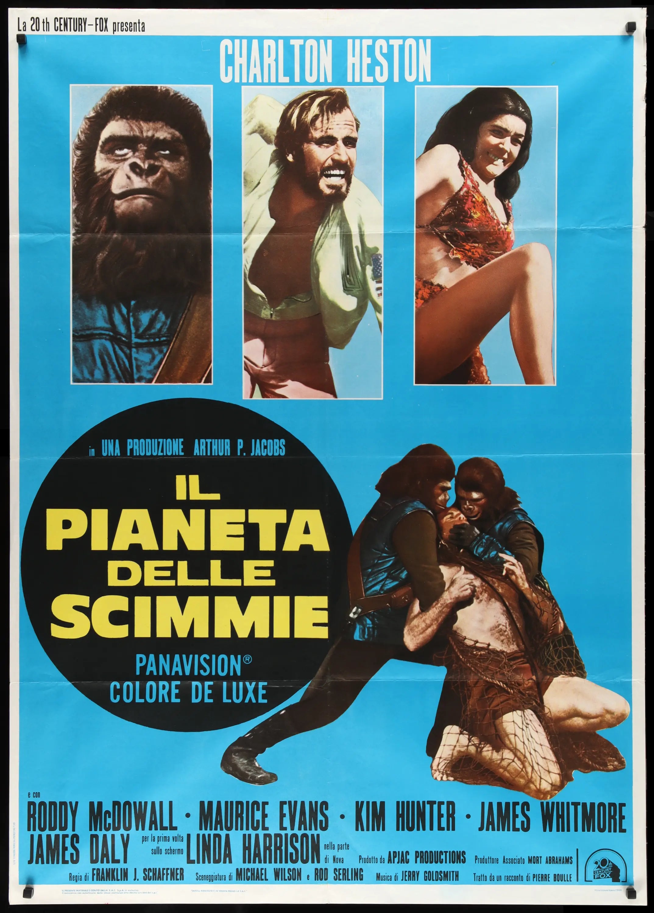 Planet of the Apes (1968) original movie poster for sale at Originalfilmart