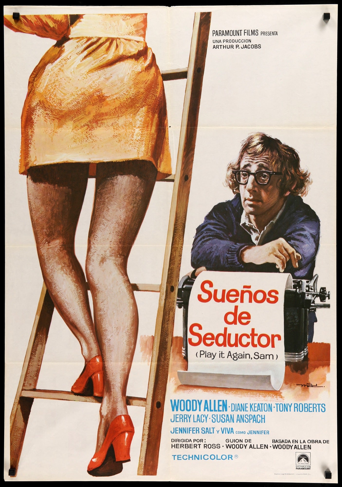 Play It Again, Sam (1972) original movie poster for sale at Originalfilmart
