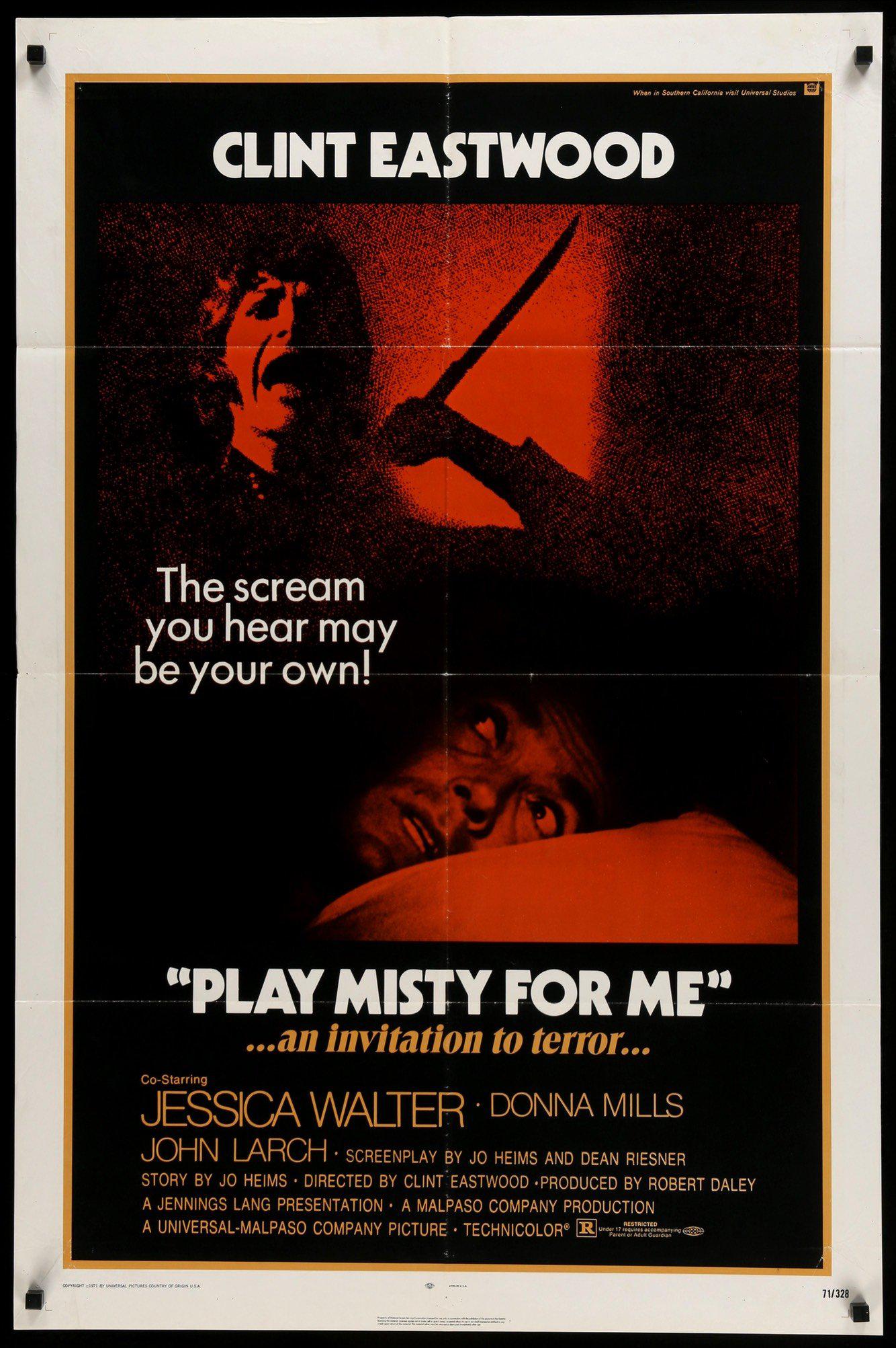 Play Misty For Me (1971) original movie poster for sale at Originalfilmart