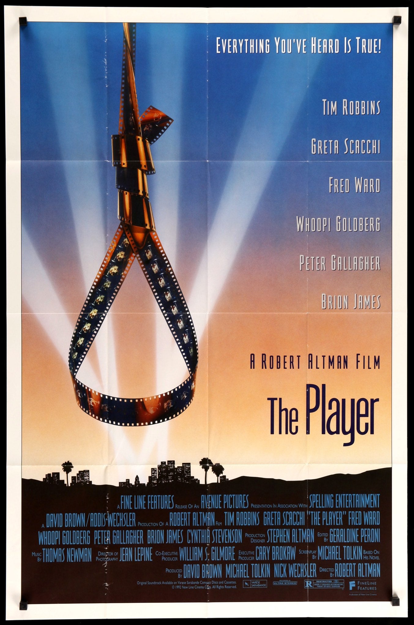 Player (1992) original movie poster for sale at Originalfilmart