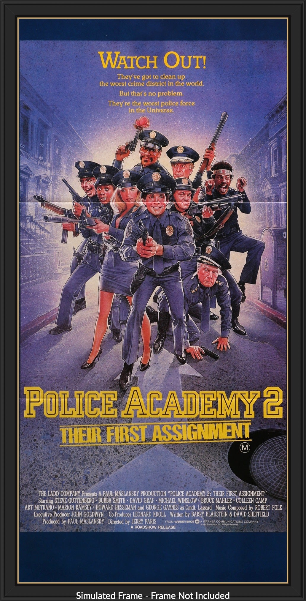 Police Academy 2: Their First Assignment (1985) original movie poster for sale at Originalfilmart