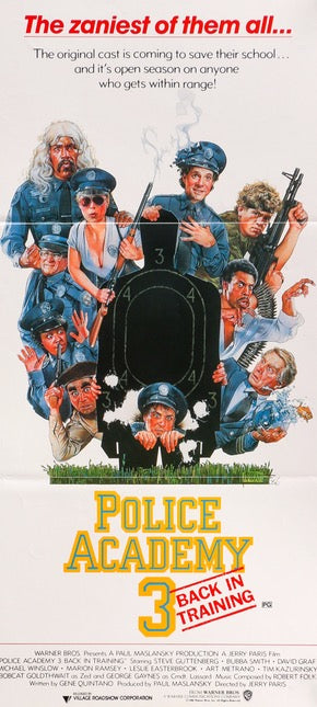 Police Academy 3: Back in Training (1986) original movie poster for sale at Originalfilmart