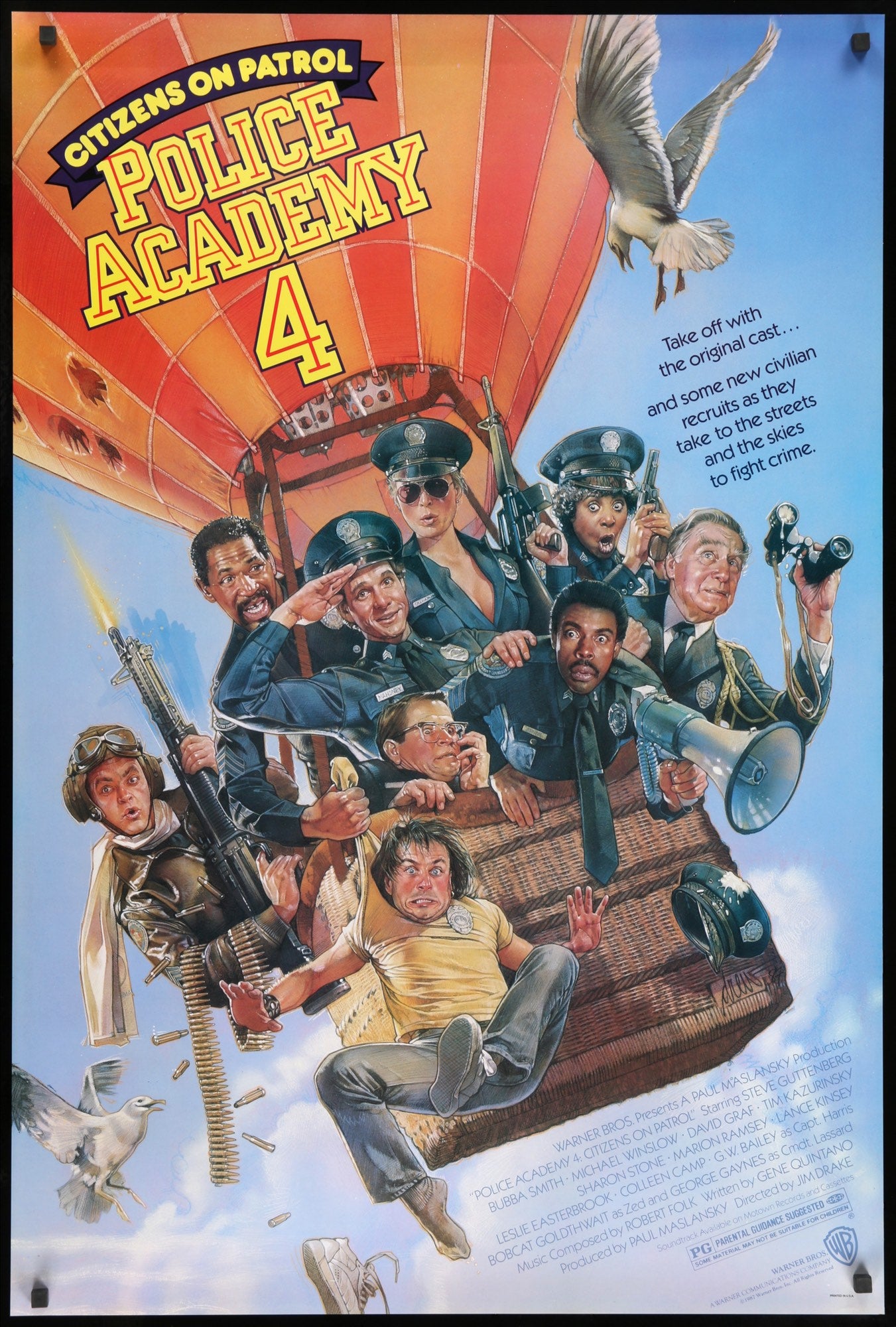 Police Academy 4: Citizens on Patrol (1987) original movie poster for sale at Originalfilmart