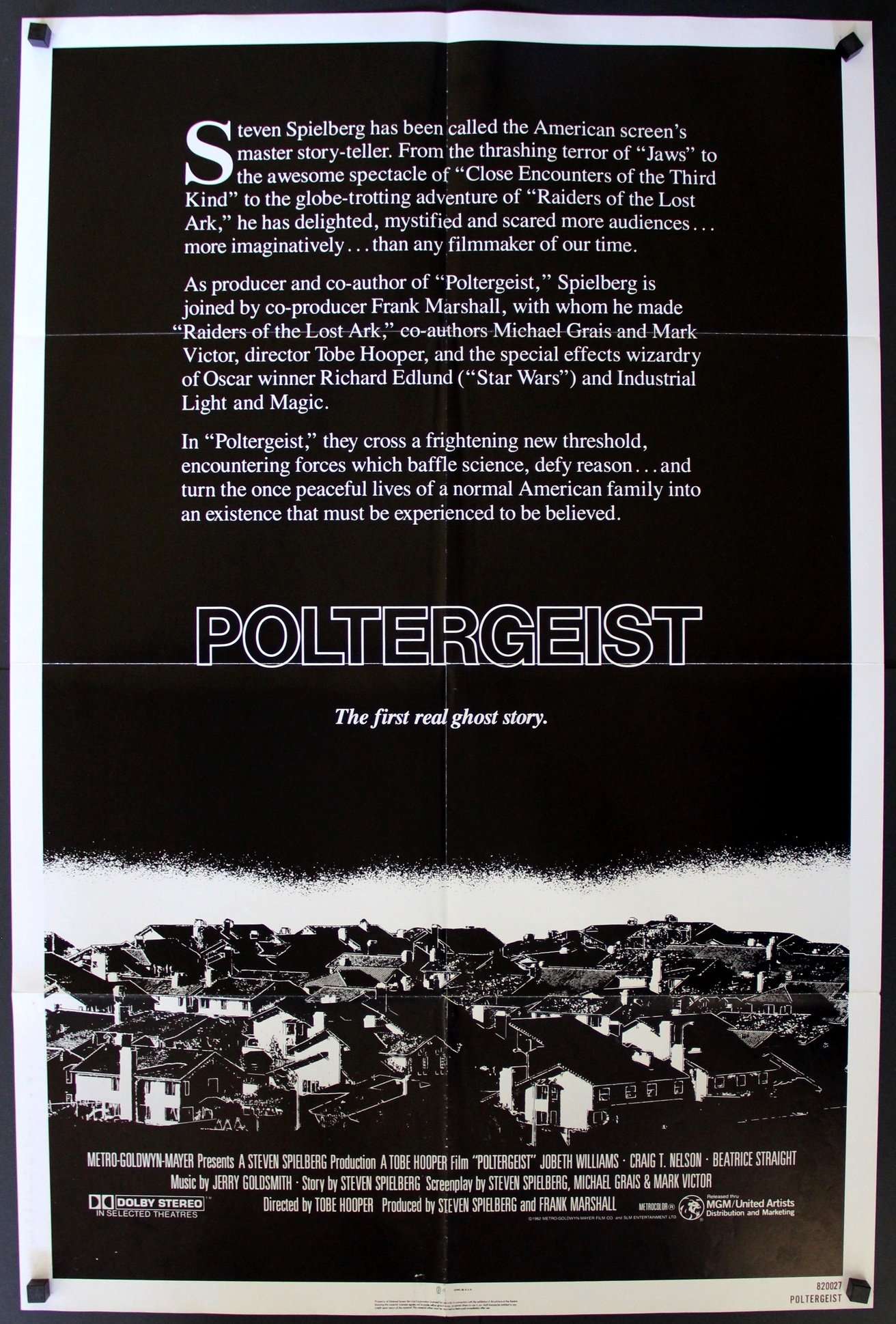 Poltergeist (1982) original movie poster for sale at Originalfilmart