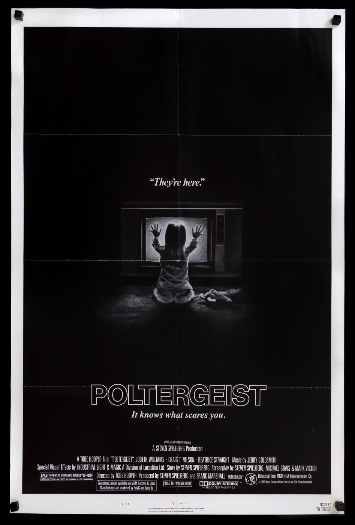 Poltergeist (1982) original movie poster for sale at Originalfilmart