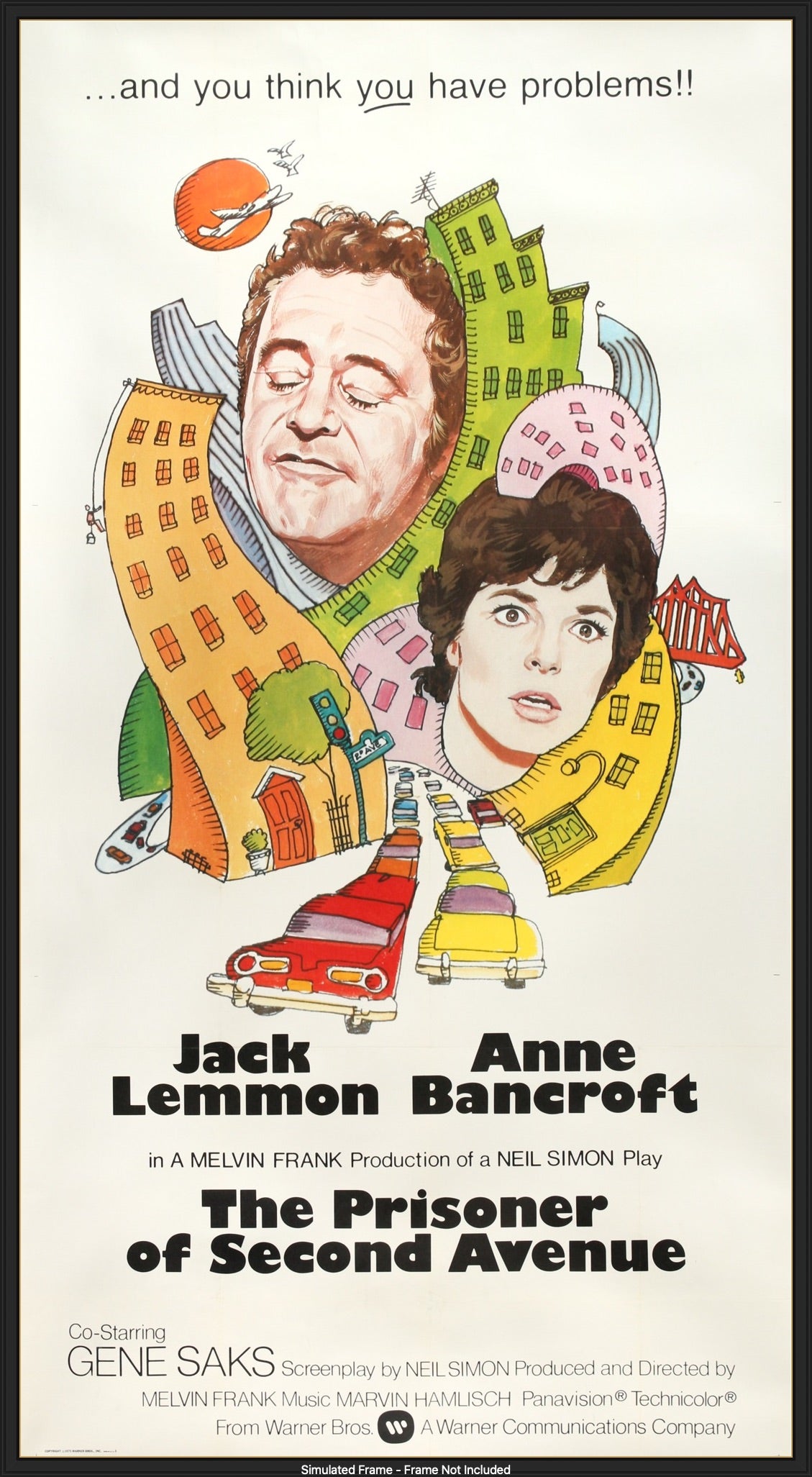 Prisoner of Second Avenue (1975) original movie poster for sale at Originalfilmart