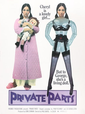 Private Parts (1972) original movie poster for sale at Originalfilmart