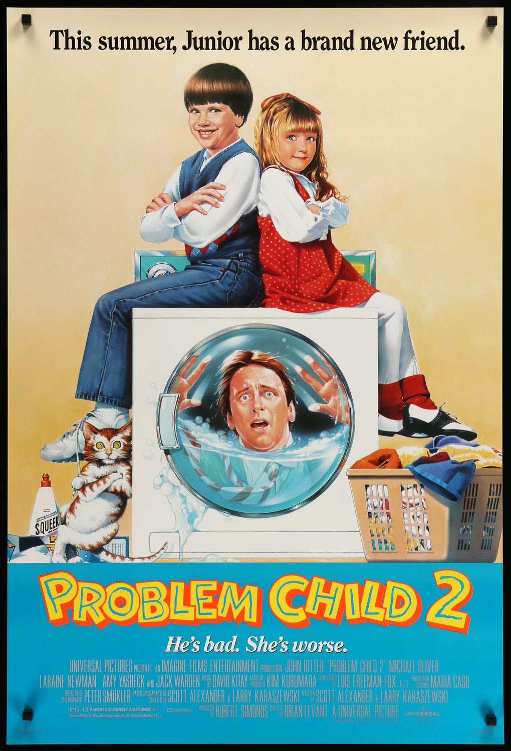 Problem Child 2 (1991) original movie poster for sale at Originalfilmart