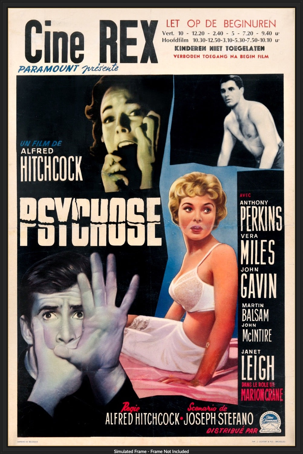Psycho (1960) original movie poster for sale at Originalfilmart