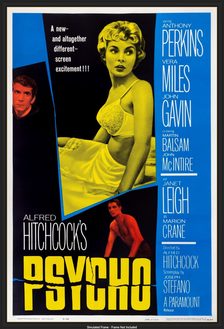 Psycho (1960) original movie poster for sale at Originalfilmart