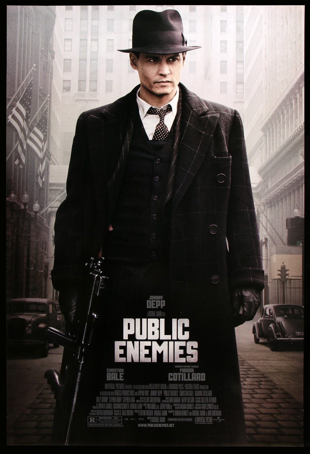 Public Enemies (2009) original movie poster for sale at Originalfilmart