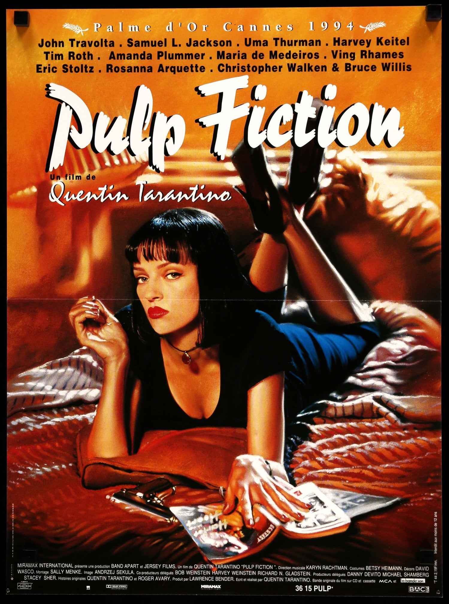 Pulp Fiction (1994) original movie poster for sale at Originalfilmart