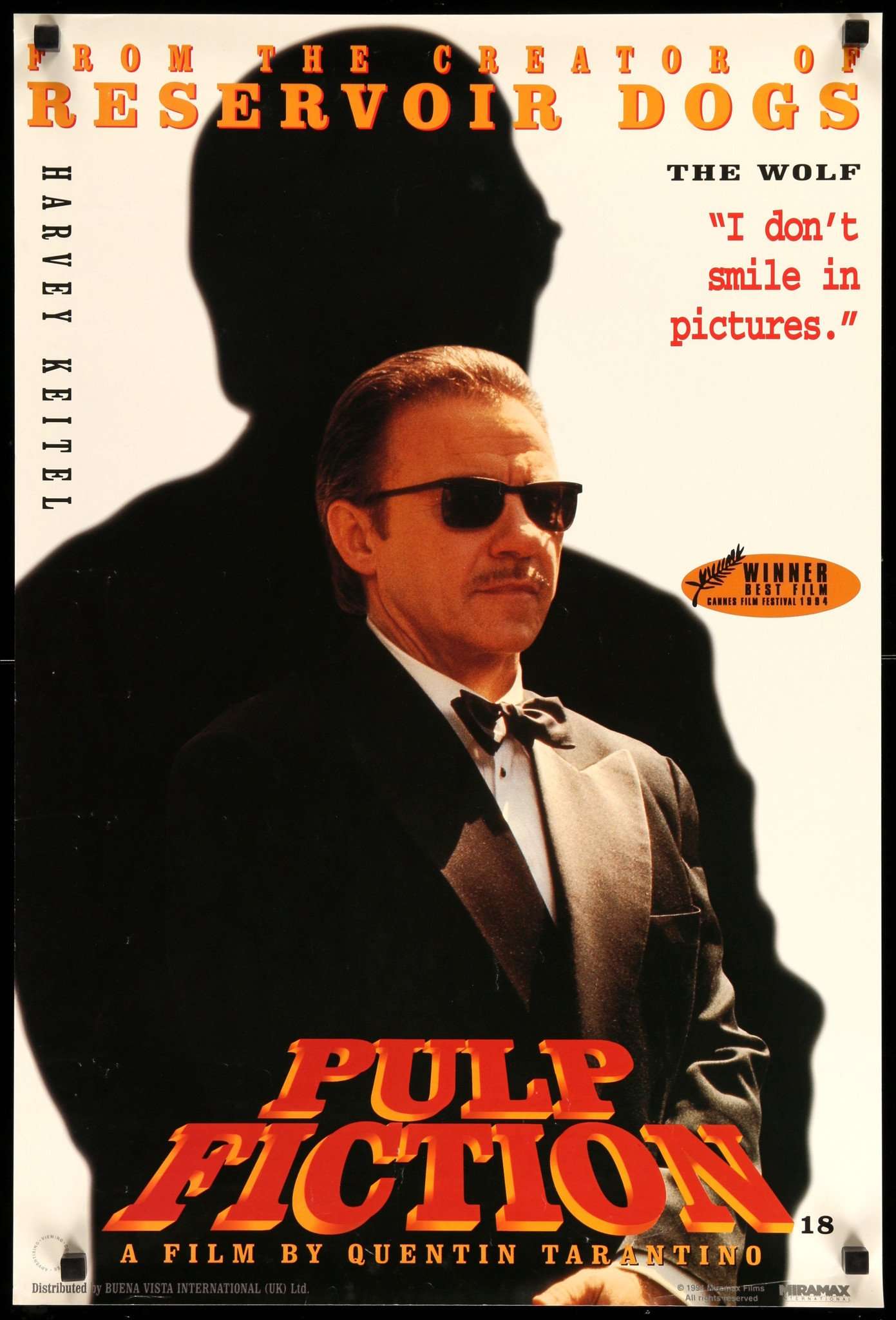 Pulp Fiction (1994) original movie poster for sale at Originalfilmart