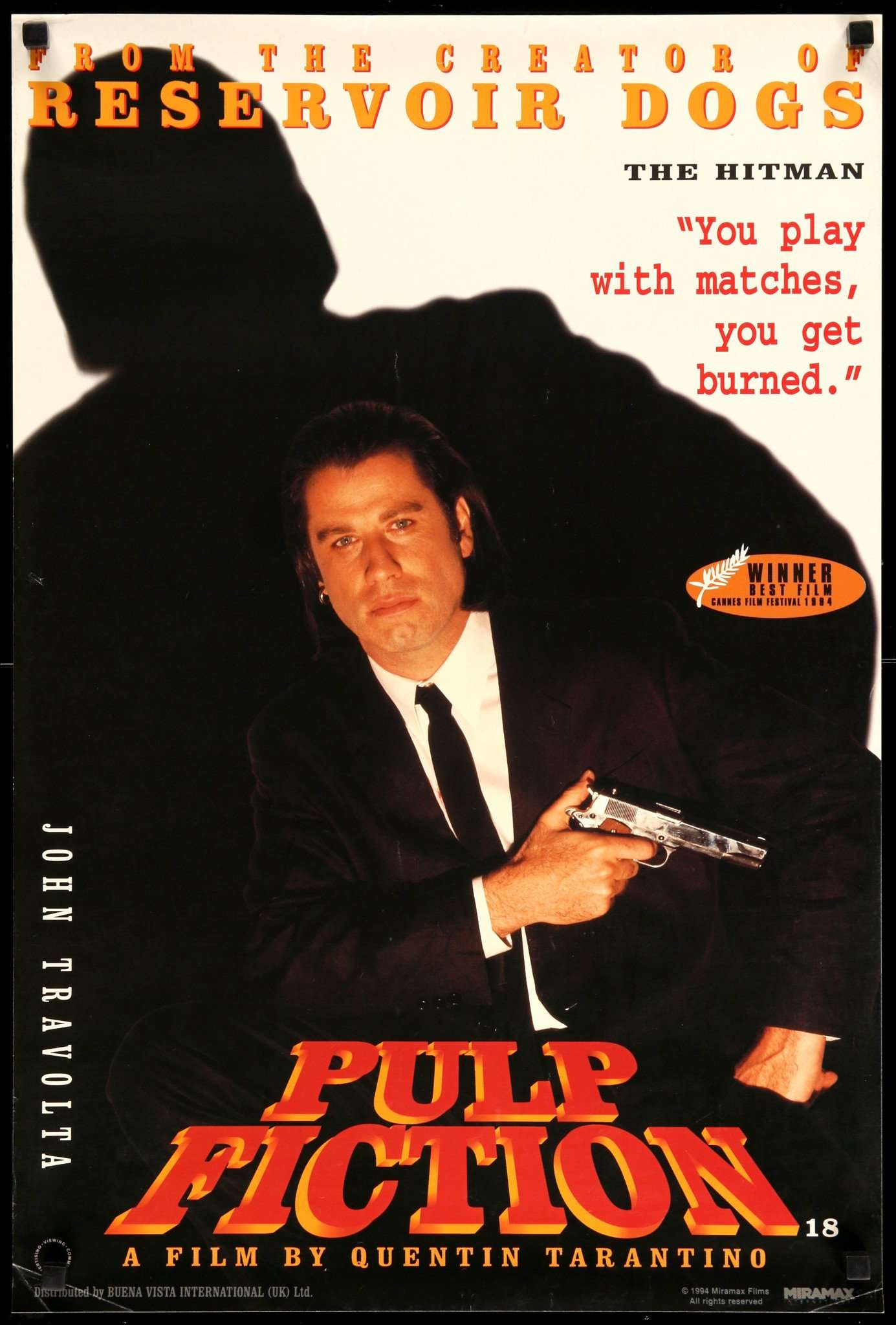 Pulp Fiction (1994) original movie poster for sale at Originalfilmart