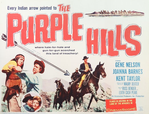 Purple Hills (1961) original movie poster for sale at Originalfilmart