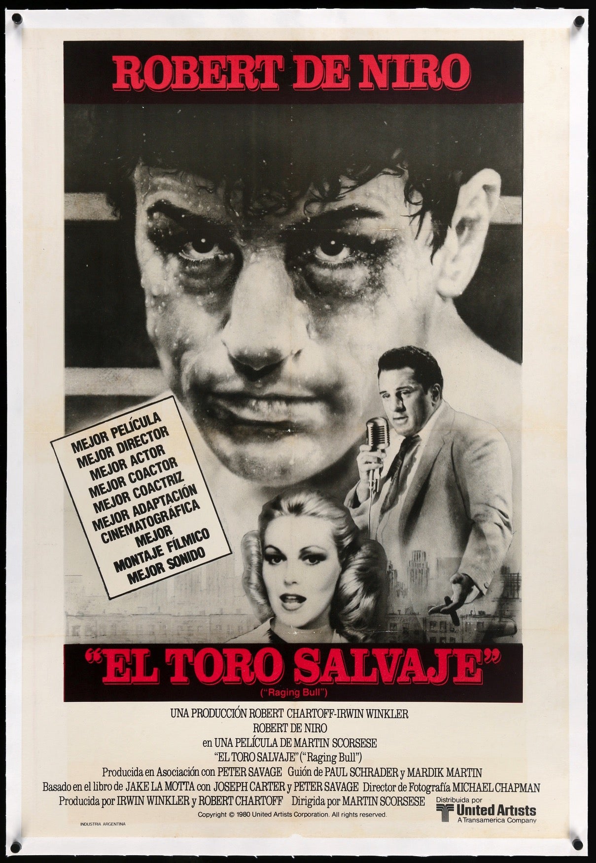 Raging Bull (1980) original movie poster for sale at Originalfilmart