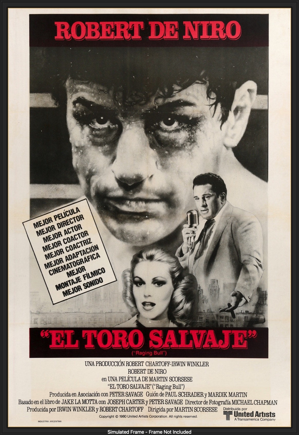 Raging Bull (1980) original movie poster for sale at Originalfilmart