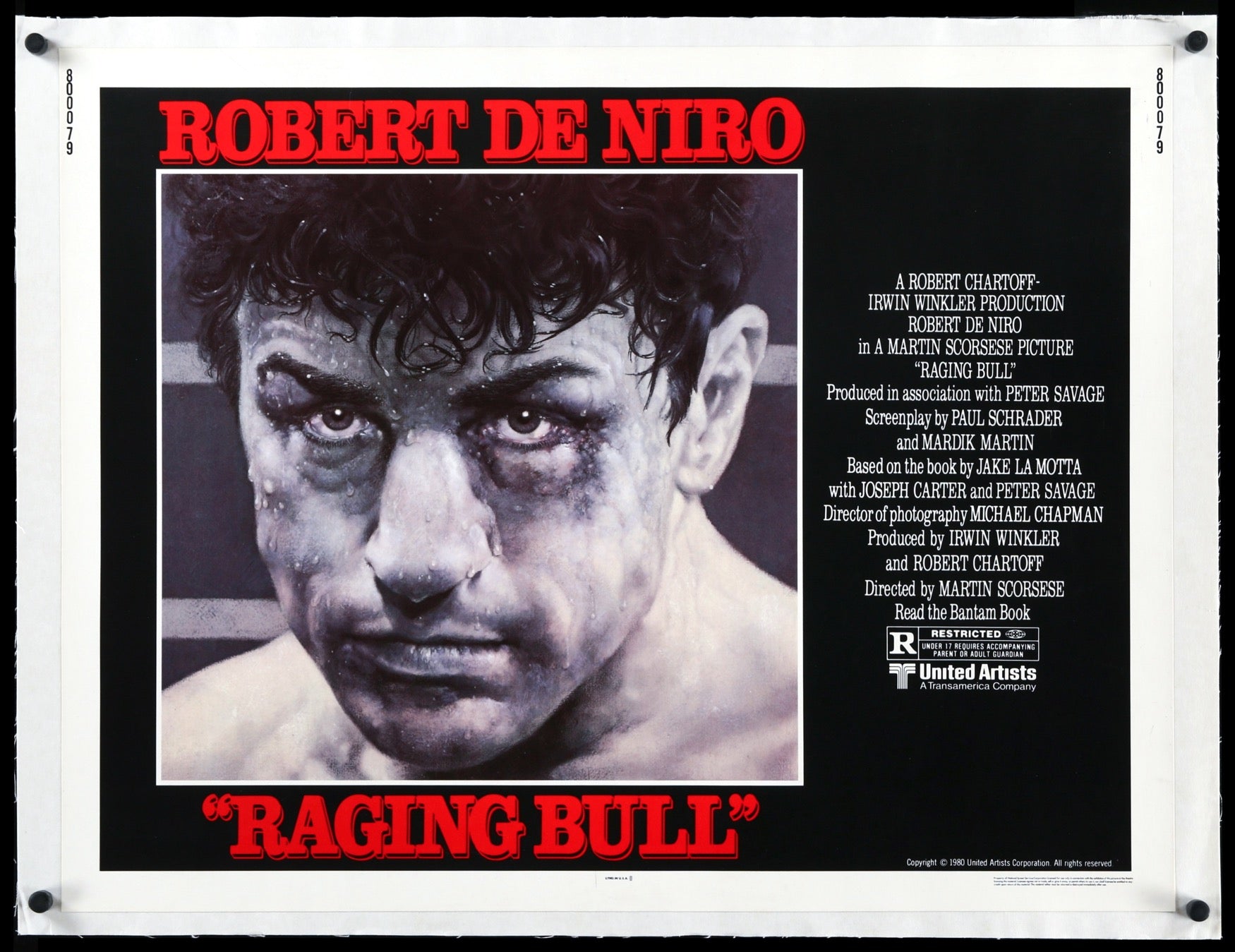 Raging Bull (1980) original movie poster for sale at Originalfilmart