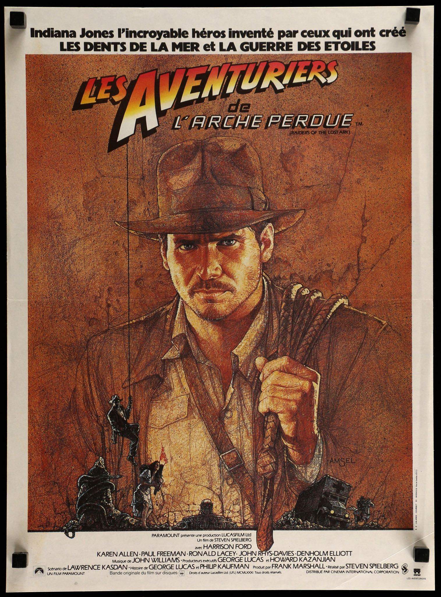 Raiders of the Lost Ark (1981) original movie poster for sale at Originalfilmart