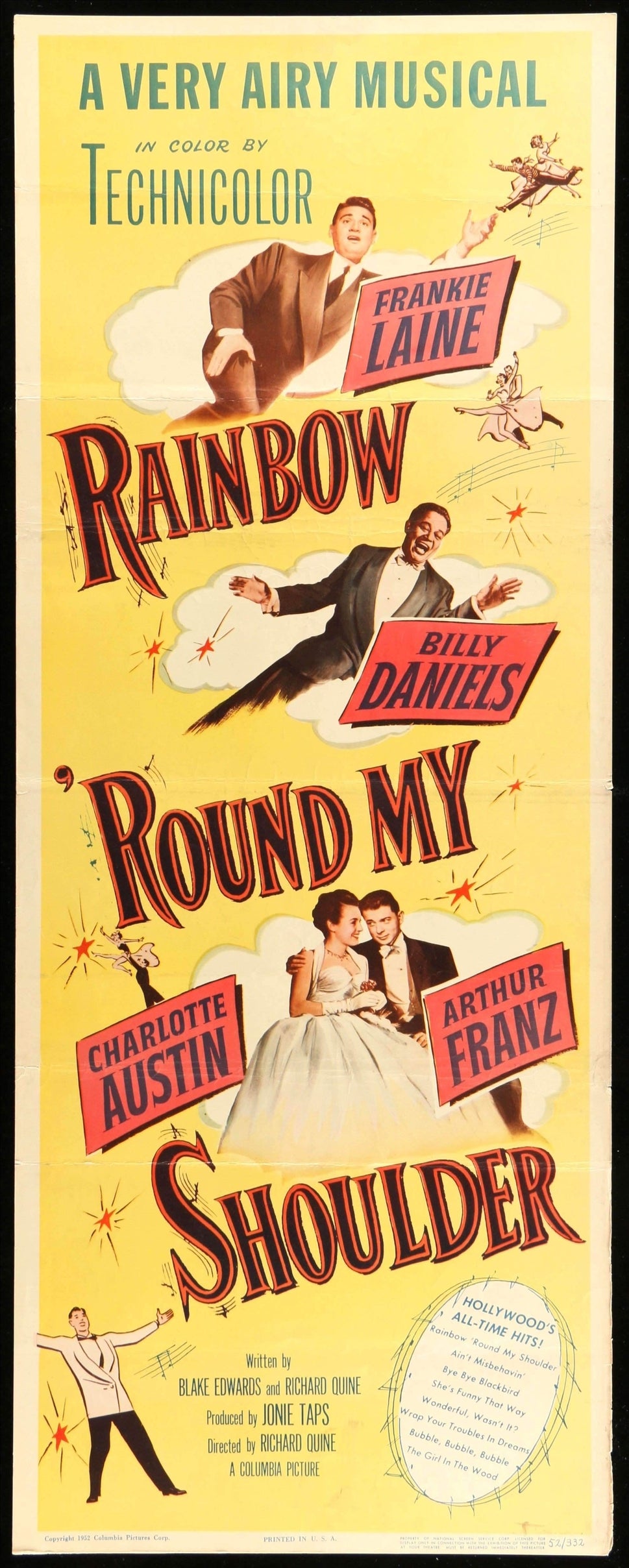 Rainbow 'Round my Shoulder (1952) original movie poster for sale at Originalfilmart