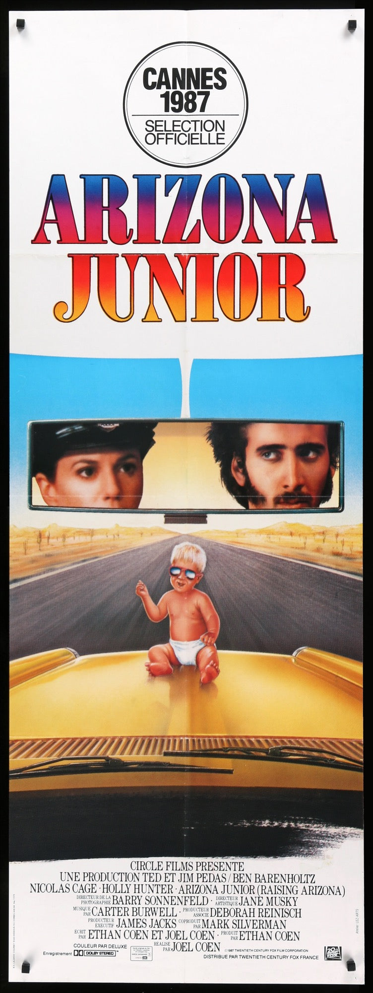 Raising Arizona (1987) original movie poster for sale at Originalfilmart