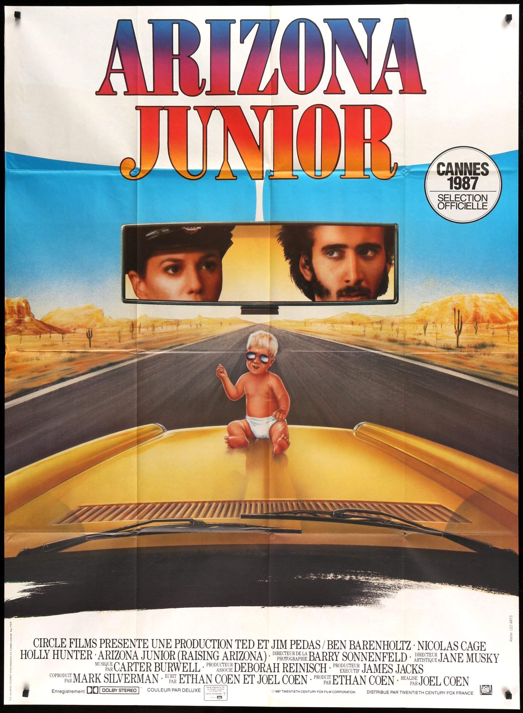 Raising Arizona (1987) original movie poster for sale at Originalfilmart