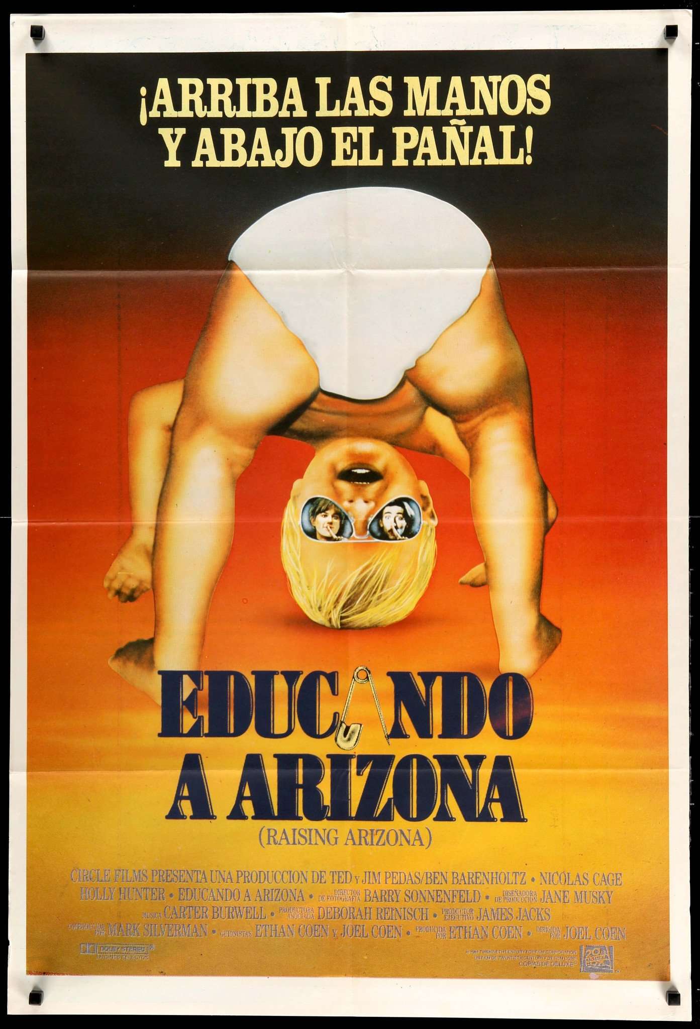 Raising Arizona (1987) original movie poster for sale at Originalfilmart