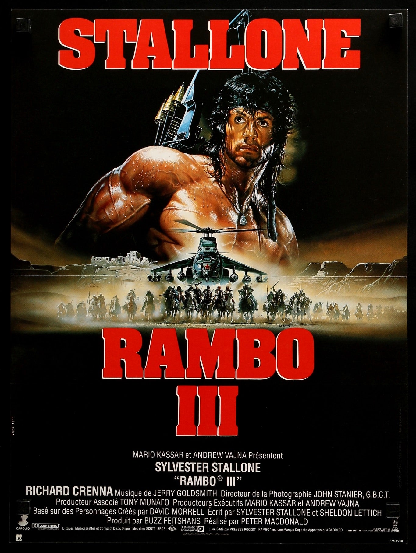 Rambo III (1988) original movie poster for sale at Originalfilmart