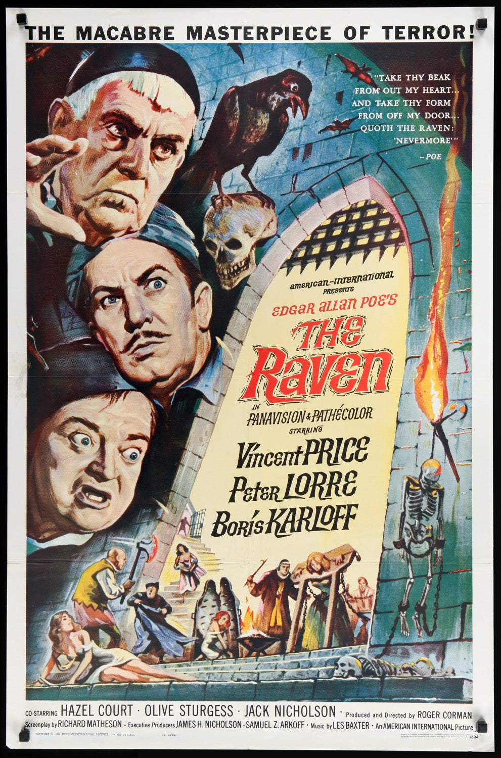 Raven (1963) original movie poster for sale at Originalfilmart