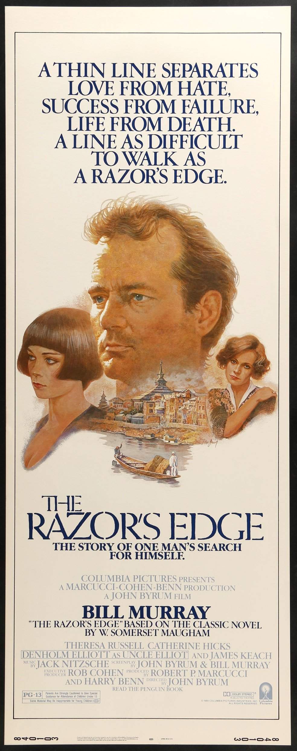 Razor's Edge (1984) original movie poster for sale at Originalfilmart